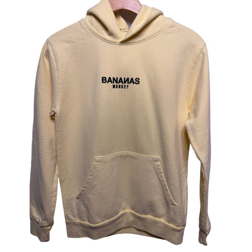 NWT Bananas Monkey Youth Hoodie - Medium